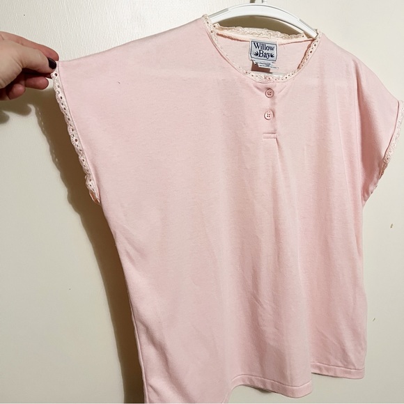 Vintage Tops - Vintage 80s Pink T-shirt L